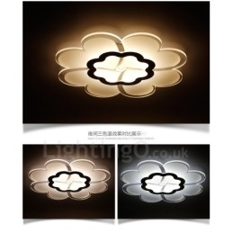 Modern Contemporary Integrated Metal Flush Mount Light