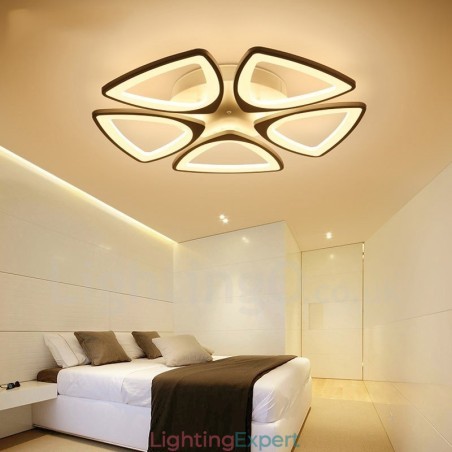 5 Light Modern Contemporary Integrated Flush Mount Light 5 Light Modern Contemporary Integrated Flush Mount Light