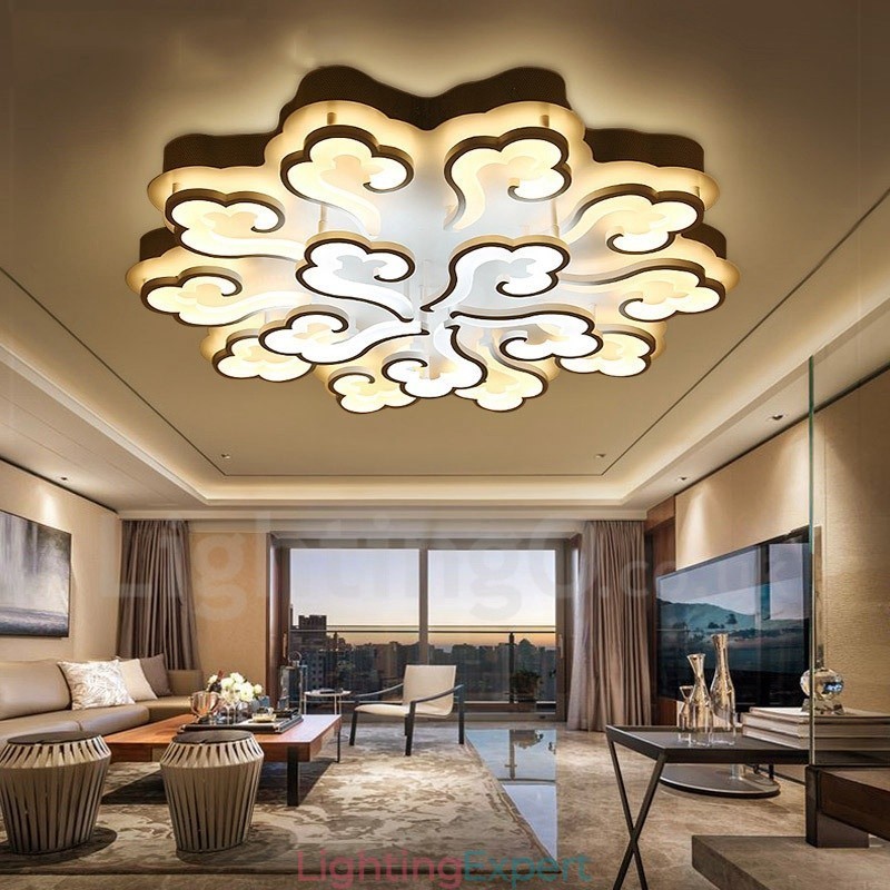 15 Light Modern Contemporary Integrated 1Flush Mount Light