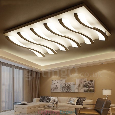 6 Light Modern Contemporary Integrated Flush Mount Light 6 Light Modern Contemporary Integrated Flush Mount Light