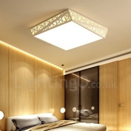 Modern Contemporary Integrated Metal Flush Mount Light