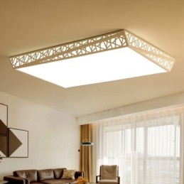 Modern Contemporary Integrated Metal Flush Mount Light