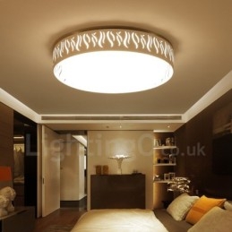 Modern Contemporary Integrated Metal Flush Mount Light