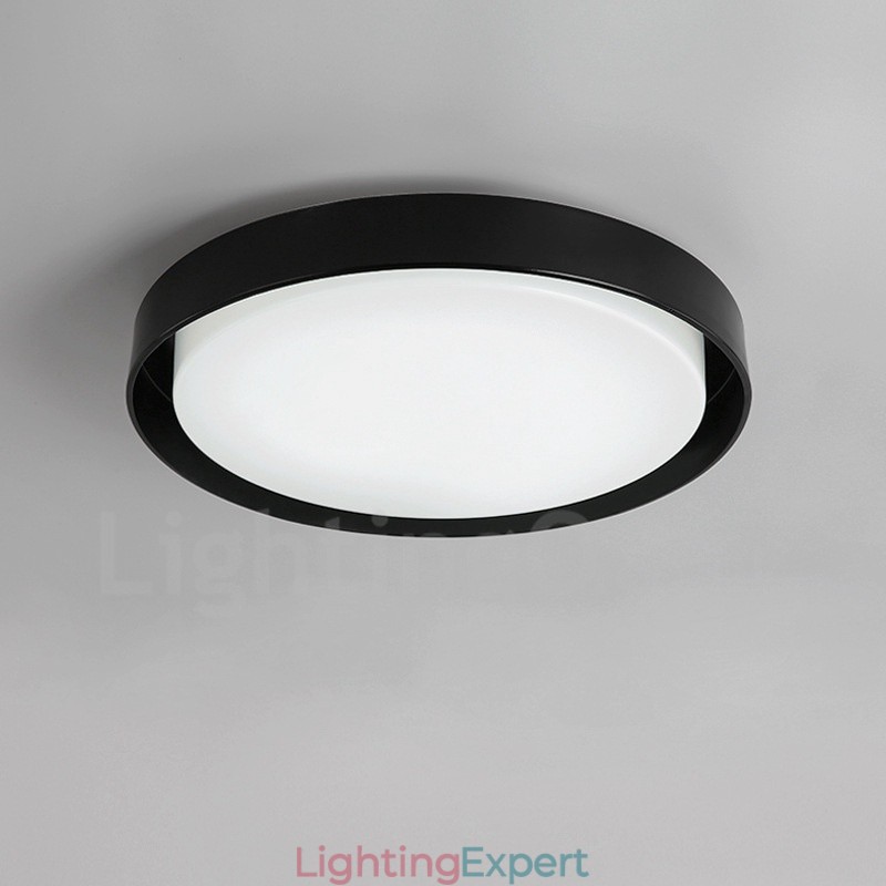 Modern Contemporary Integrated Metal Flush Mount Light