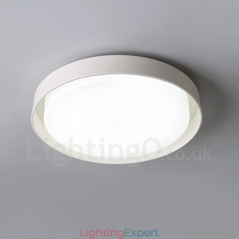 Modern Contemporary Integrated Metal Flush Mount Light