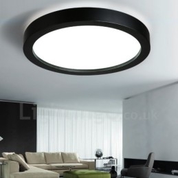 Modern Contemporary Integrated Metal Flush Mount Light