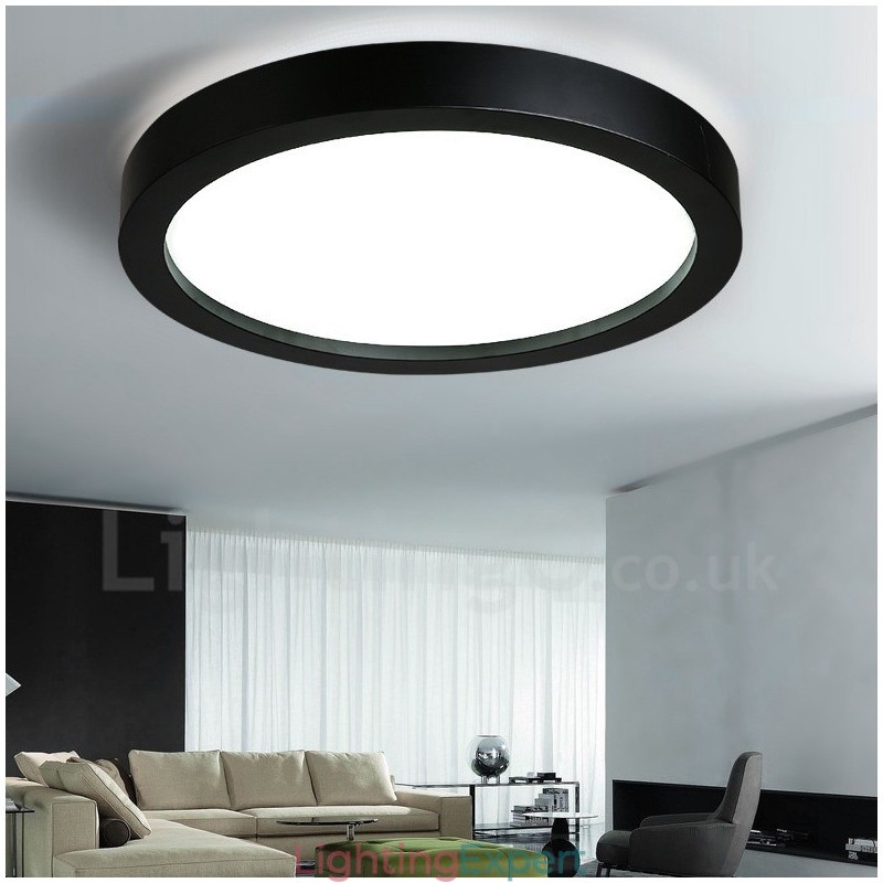 Modern Contemporary Integrated Metal Flush Mount Light