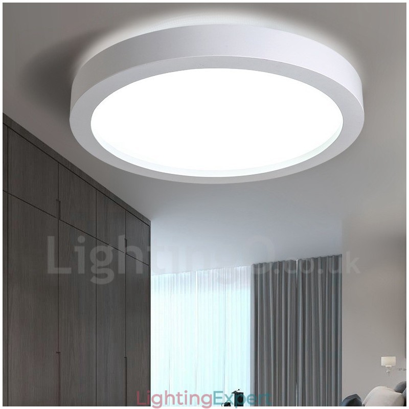 Modern Contemporary Integrated Metal Flush Mount Light