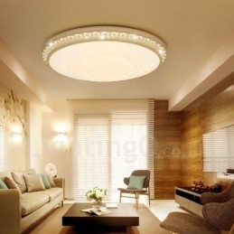 Modern Contemporary Integrated Metal Flush Mount Light