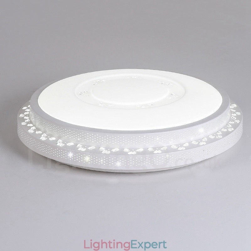 Modern Contemporary Integrated Metal Flush Mount Light