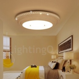 Modern Contemporary Integrated Metal Flush Mount Light