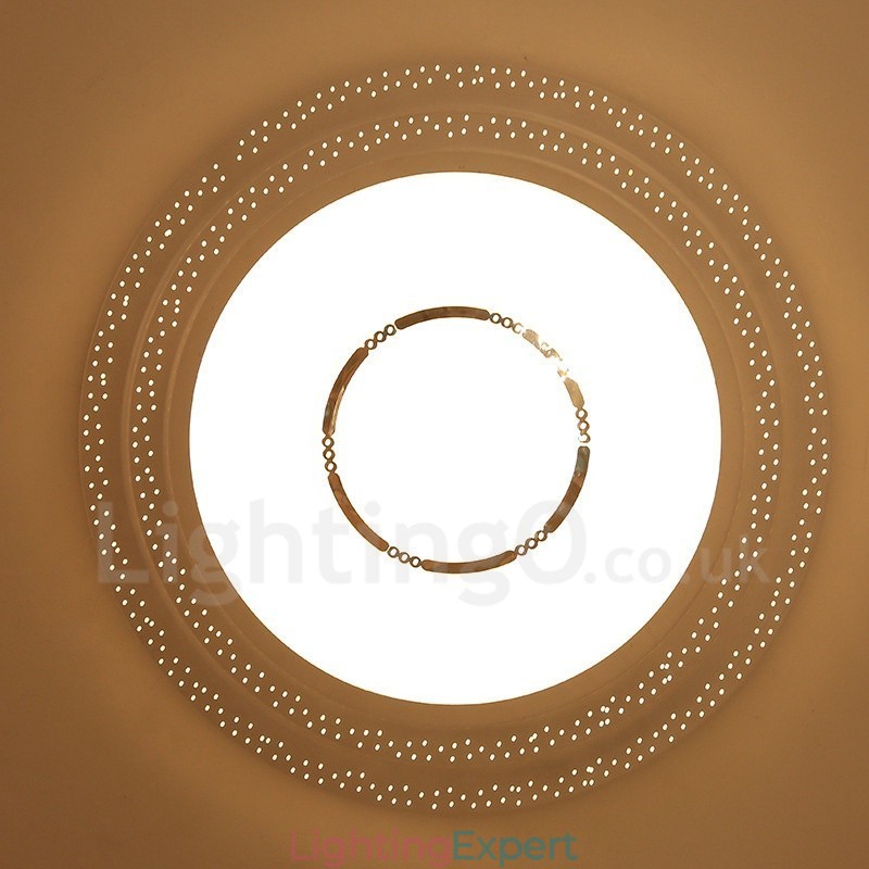 Modern Contemporary Integrated Metal Flush Mount Light