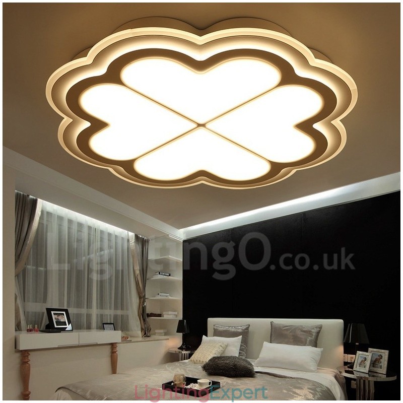 Modern Contemporary Integrated Metal Flush Mount Light