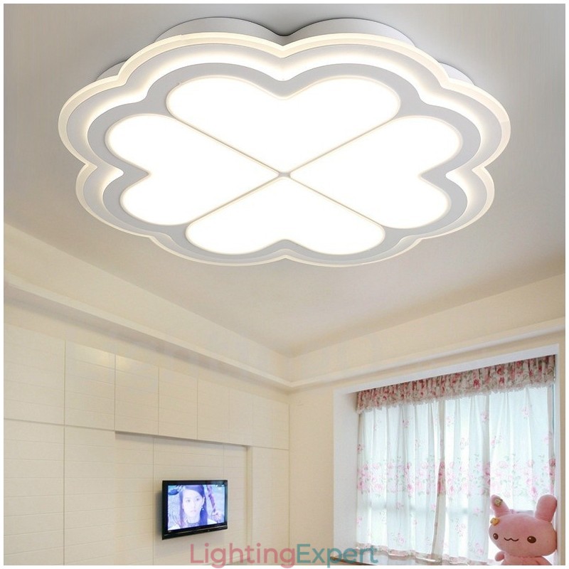 Modern Contemporary Integrated Metal Flush Mount Light