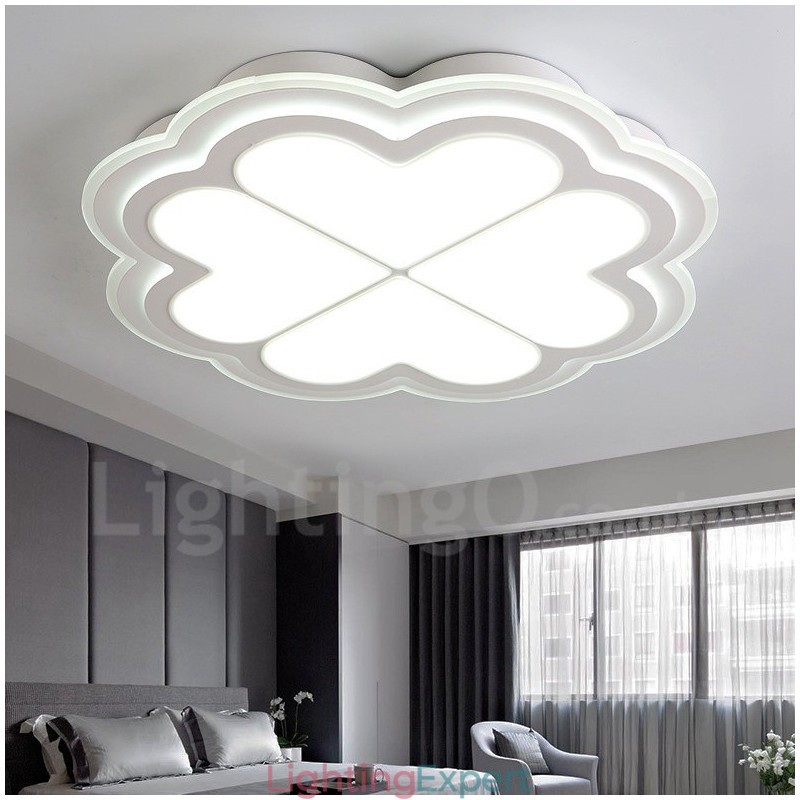 Modern Contemporary Integrated Metal Flush Mount Light