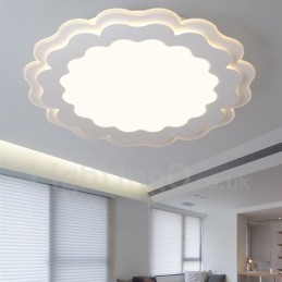 Modern Contemporary Integrated Metal Flush Mount Light