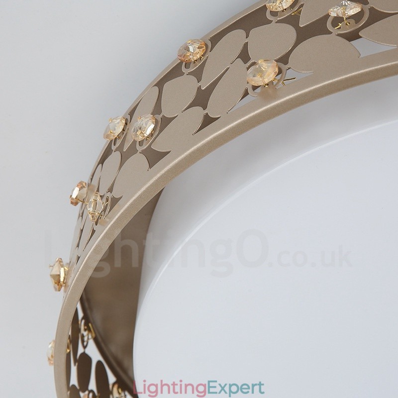 Modern Contemporary Integrated Metal Flush Mount Light
