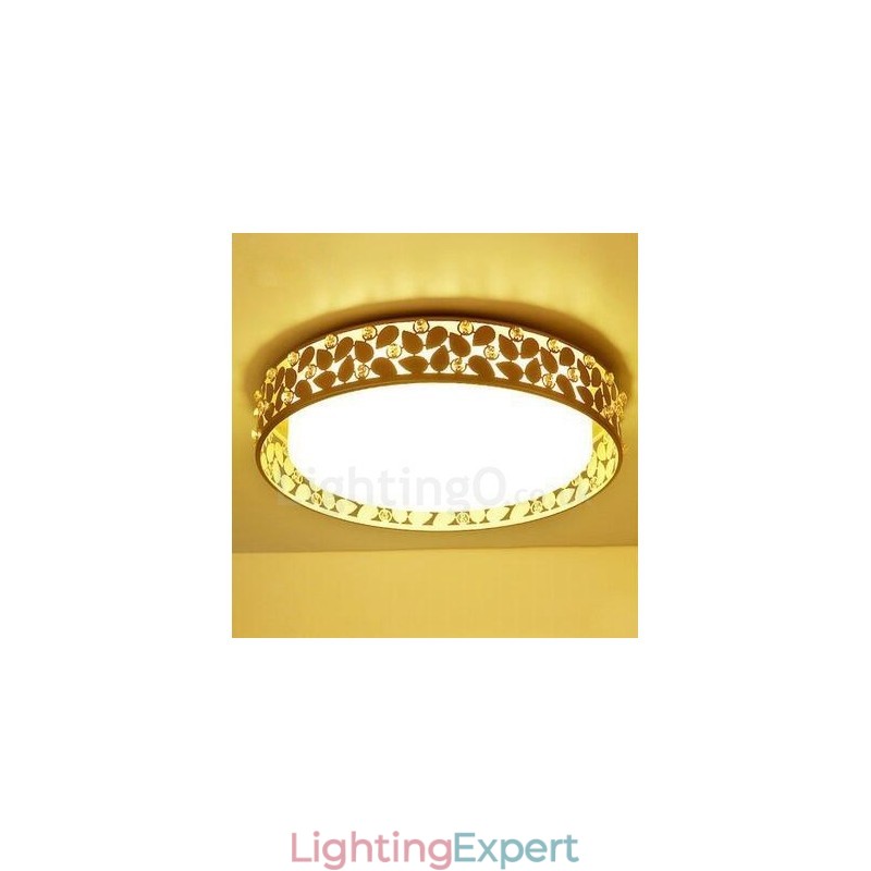 Modern Contemporary Integrated Metal Flush Mount Light