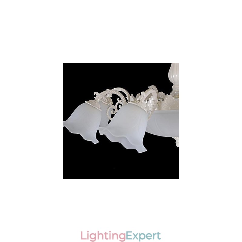 Flush Mount White European Retro Classic