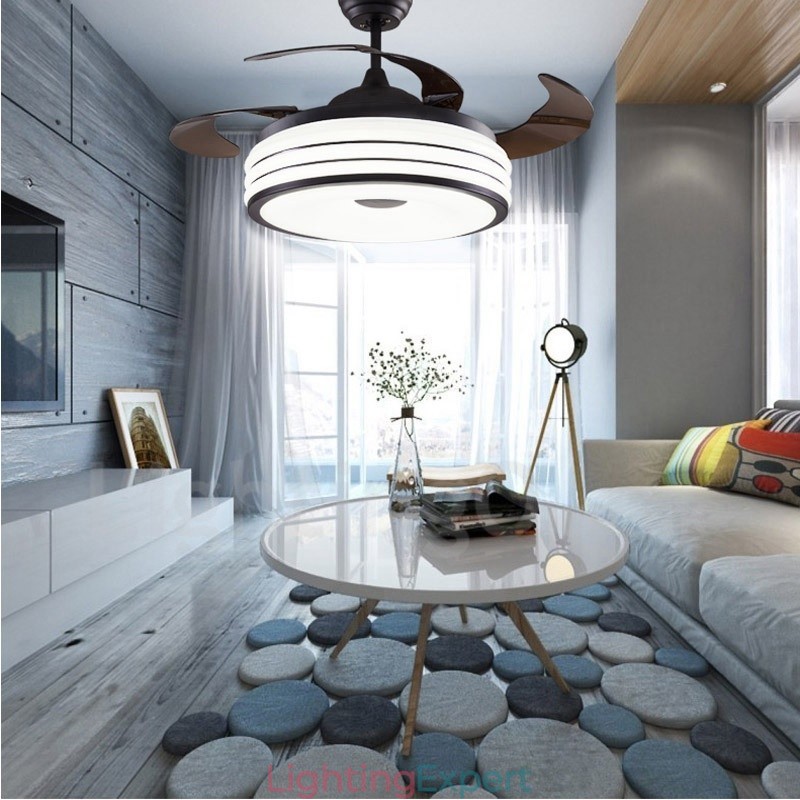Modern Contemporary Invisible Ceiling Fan Ceiling Fans