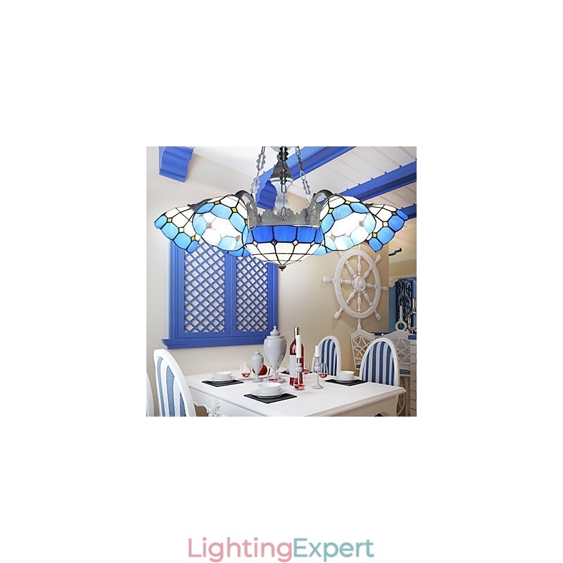 The Mediterranean Sea Rural Sitting Creative 6 + 1 Head Lamps And Lanterns