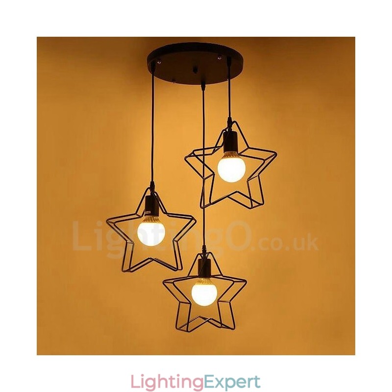 3 Light Modern Contemporary Integrated Pendant Light