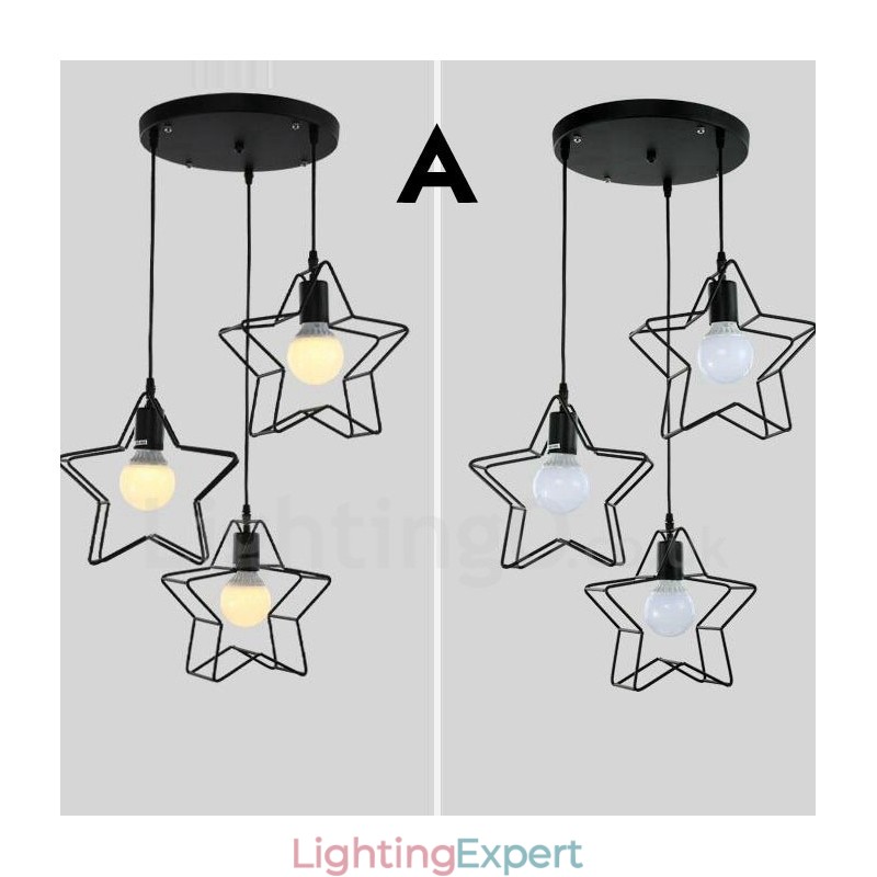 3 Light Modern Contemporary Integrated Pendant Light