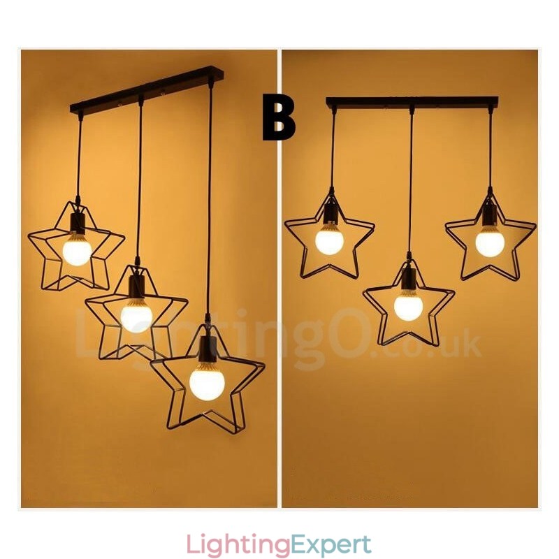 3 Light Modern Contemporary Integrated Pendant Light