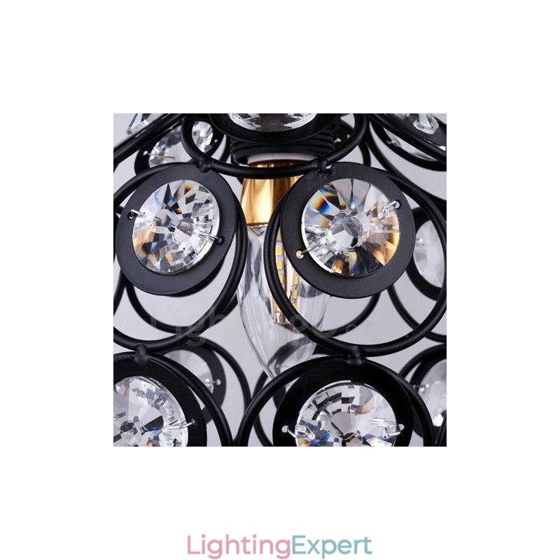 1 Light Rustic Lodge Integrated Pendant Light