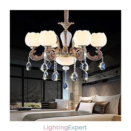 European style crystal pendant creative Korean American style zinc alloy Garden lights European style crystal pendant creative Korean American style zinc alloy Garden lights
