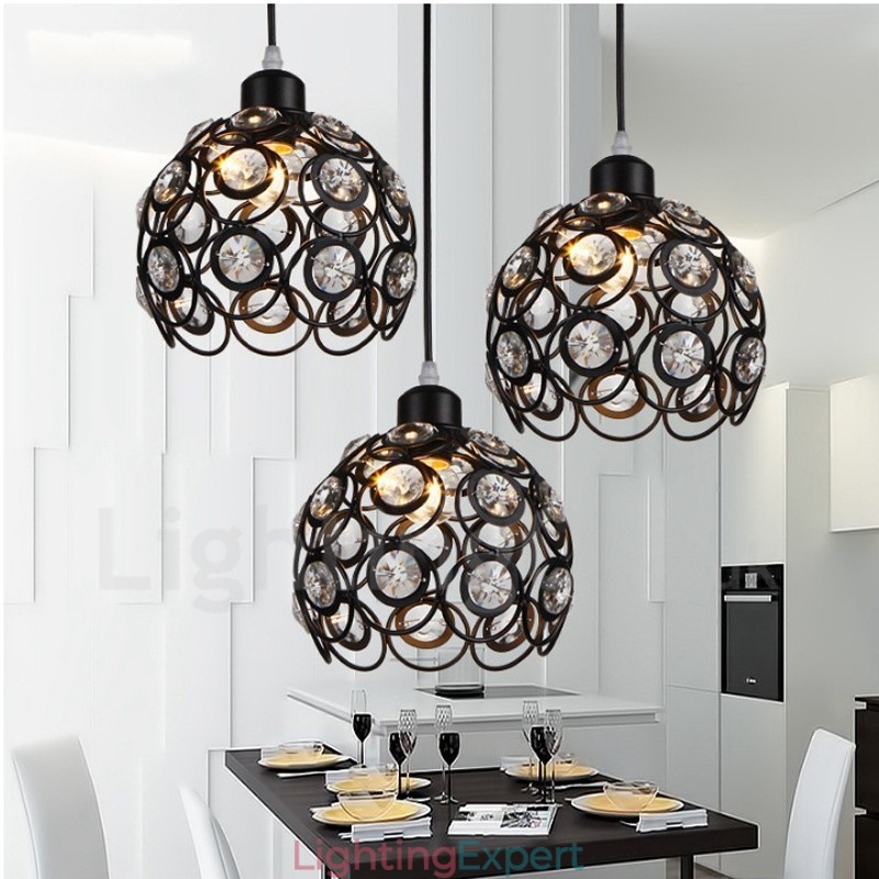 3 Light Rustic Lodge Integrated Pendant Light