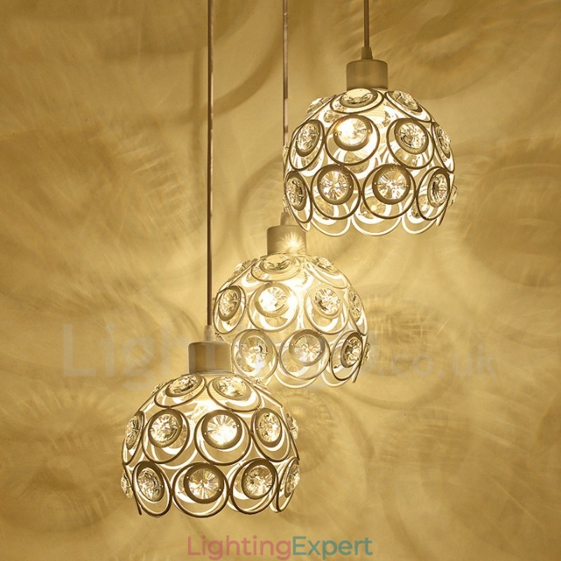 3 Light Rustic Lodge Integrated Pendant Light