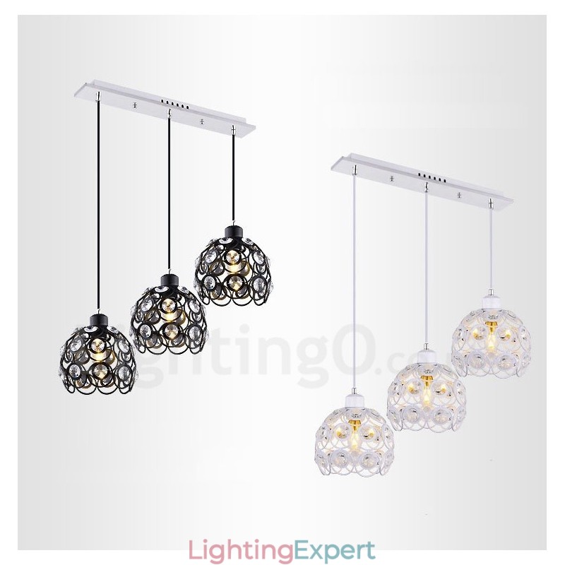 3 Light Rustic Lodge Integrated Pendant Light