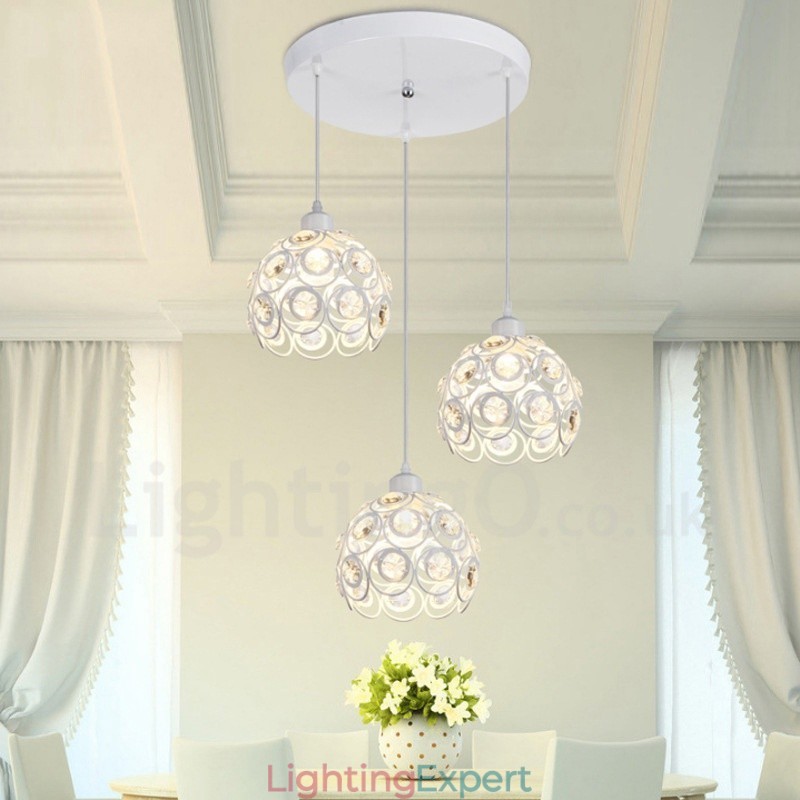 3 Light Rustic Lodge Integrated Pendant Light