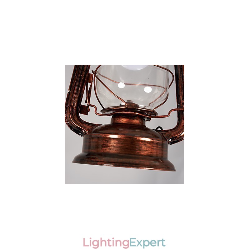 Rustic Lodge Vintage Retro Mini Style Metal Pendant Light