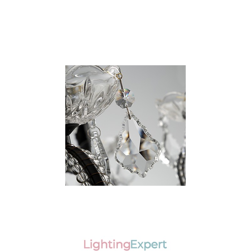 6 Lights Crystal Chandelier Modern Contemporary Traditional Classic Rustic Lodge Vintage Retro
