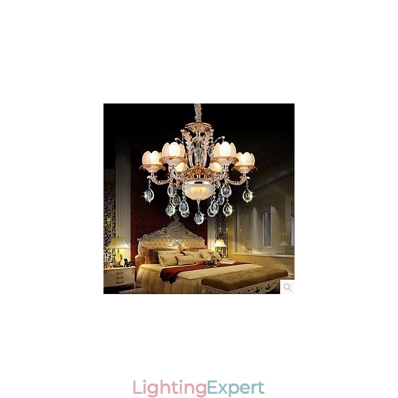 European Style Crystal pendant Simple Alloy Style Retro lighting