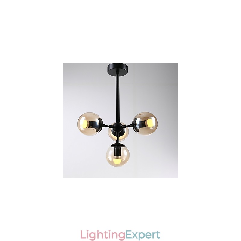 Traditional Classic Retro Painting Feature for Designers Metal Chandelier