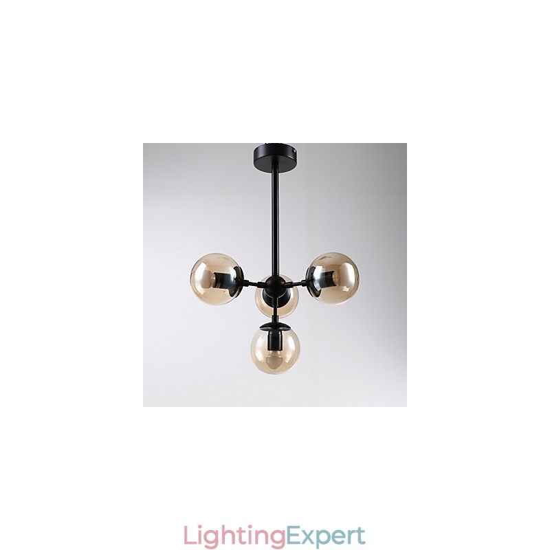 Traditional Classic Retro Painting Feature for Designers Metal Chandelier