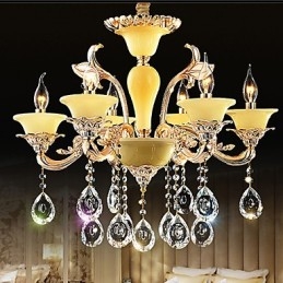 European Crystal Pendant lamp Zinc Alloy Crystal Pendant lamp