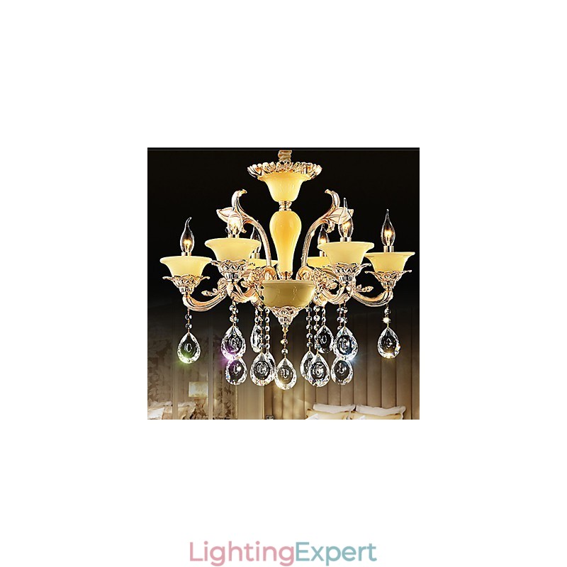 European Crystal Pendant lamp Zinc Alloy Crystal Pendant lamp