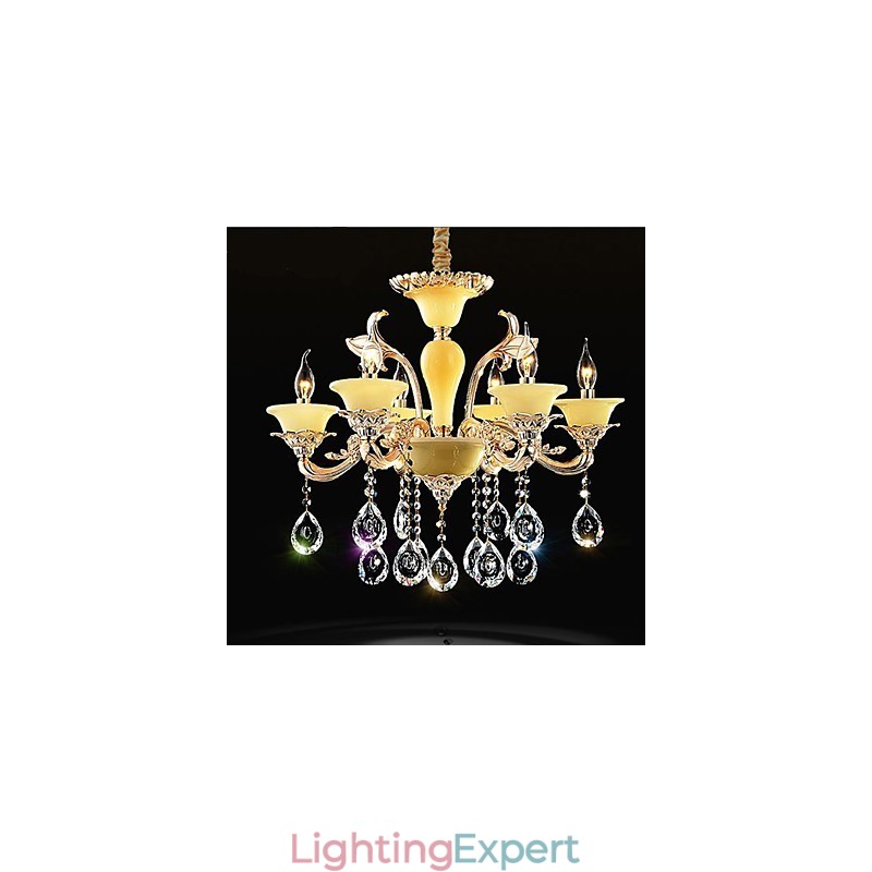 European Crystal Pendant lamp Zinc Alloy Crystal Pendant lamp