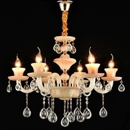 Modern Contemporary Traditional Classic Electroplated Feature for Crystal Mini Style Metal Chandelier
