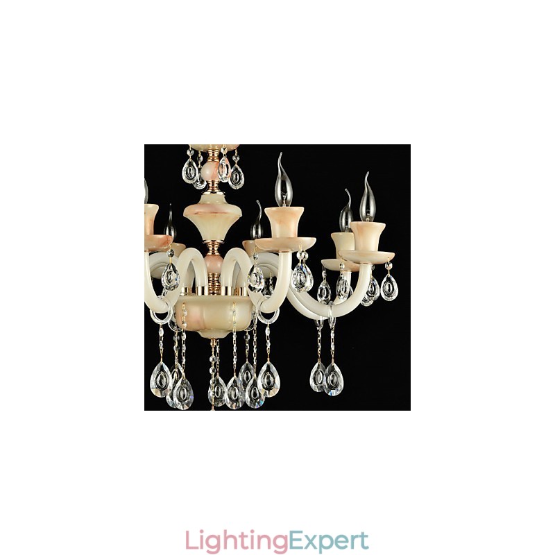 Modern Contemporary Traditional Classic Electroplated Feature for Crystal Mini Style Metal Chandelier