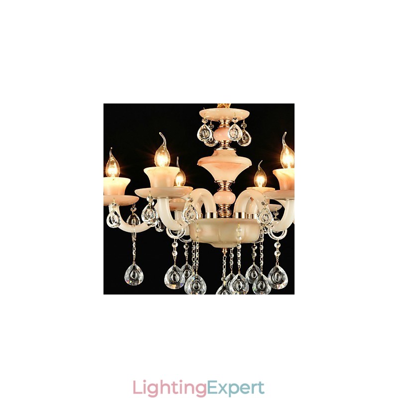 Modern Contemporary Traditional Classic Electroplated Feature for Crystal Mini Style Metal Chandelier