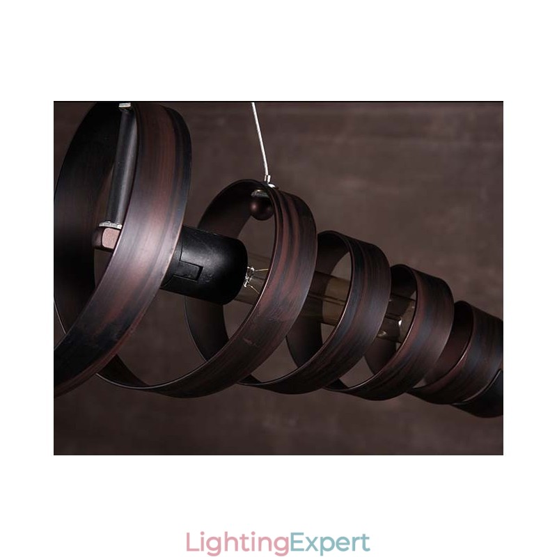 Retro Iron Lamp Modern Minimalist Industrial Style Chandelier