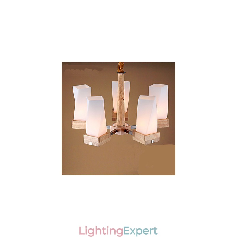 Simple Art lighting Solid wood Creative Iiving Ceiling Lamp