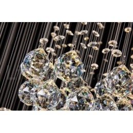 Extra Length 5 Meter Crystal Long Drop Ceiling Pendant Light Modern Chandelier Home Hanging Lighting Chandelier Lamps Fixtures