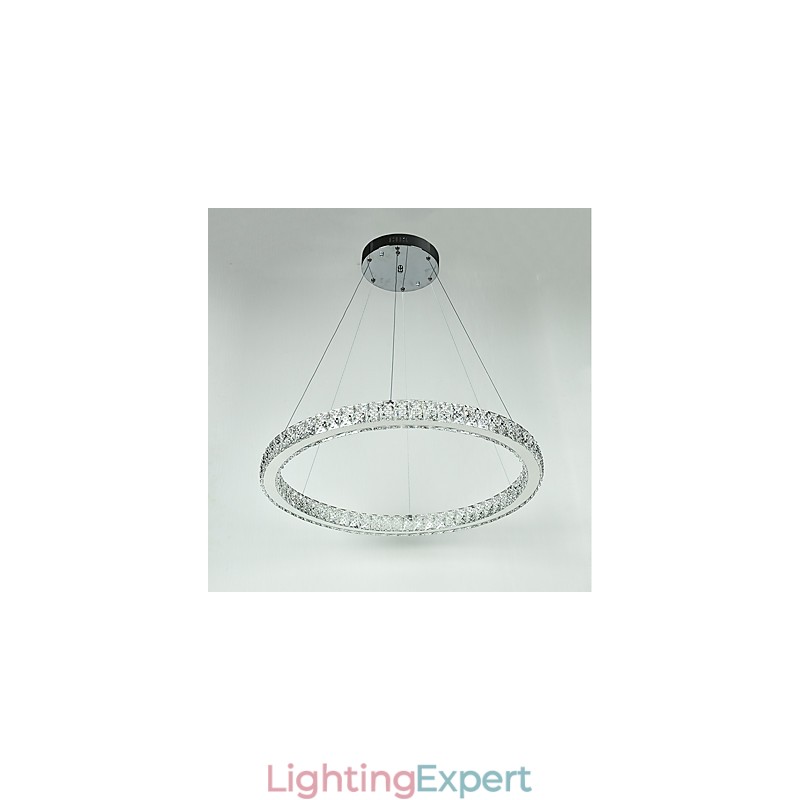 Dimmable Ring Ceiling Pendant Light Modern Chandelier Lighting Indoor Light with Remote Control