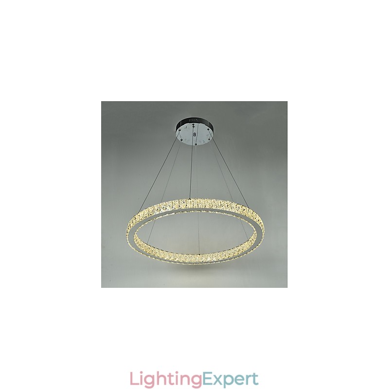 Dimmable Ring Ceiling Pendant Light Modern Chandelier Lighting Indoor Light with Remote Control